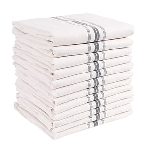 stripe kitchen towels set of 12