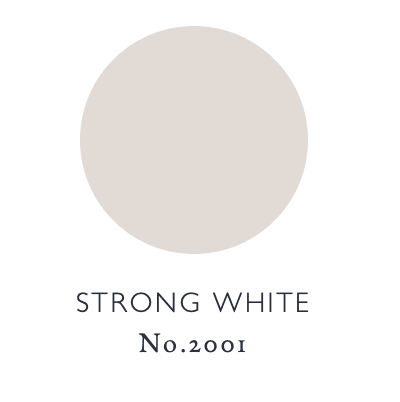 Strong White (No. 2001) by Farrow & Ball paint color swatch