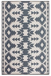 Aztec style outdoor rugs on amazon