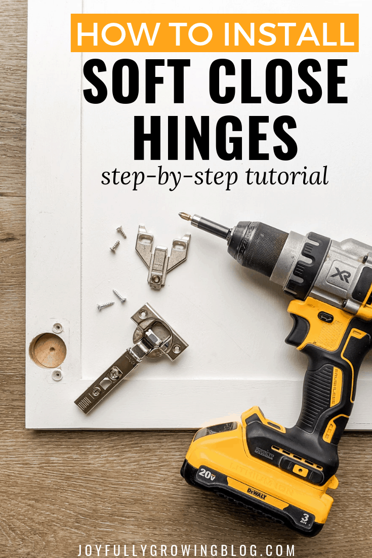 how to install soft close hinges