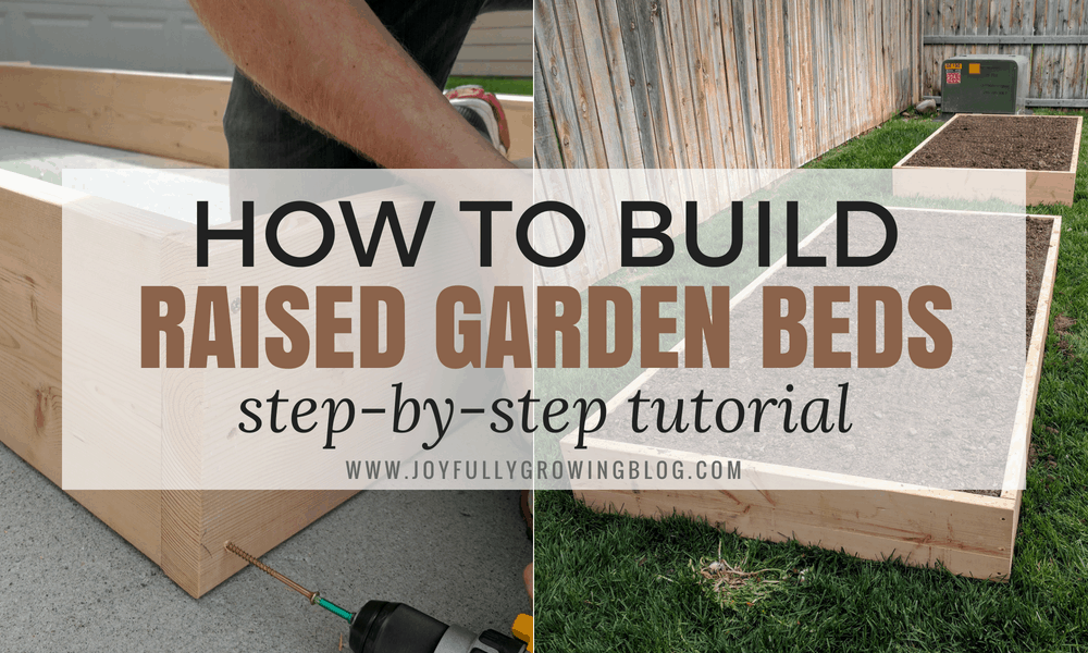 How to build Raised Garden Beds tutorial