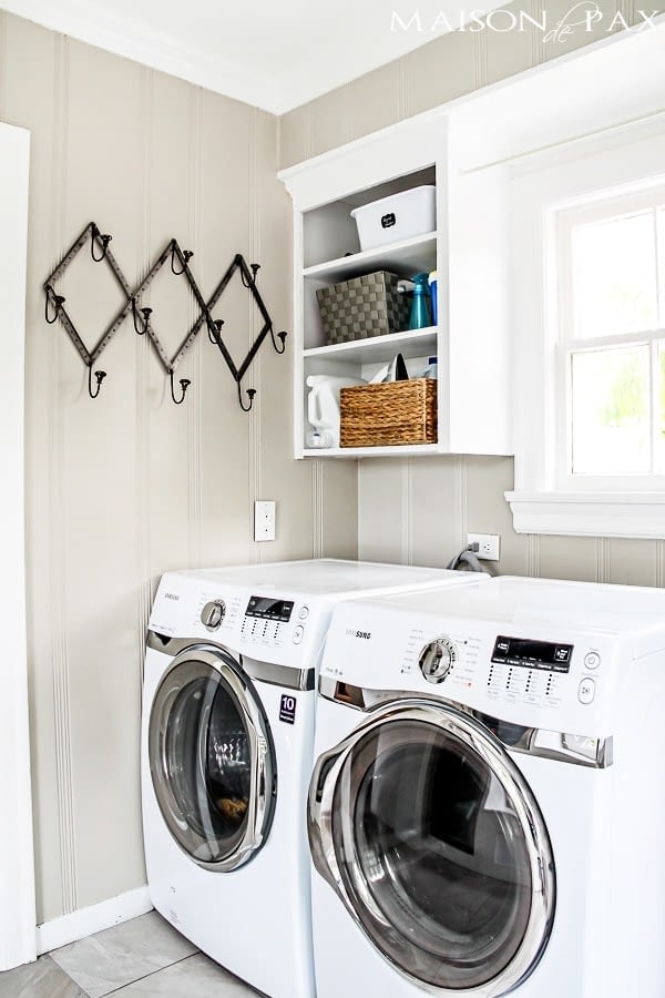 Colonnade Gray laundry room