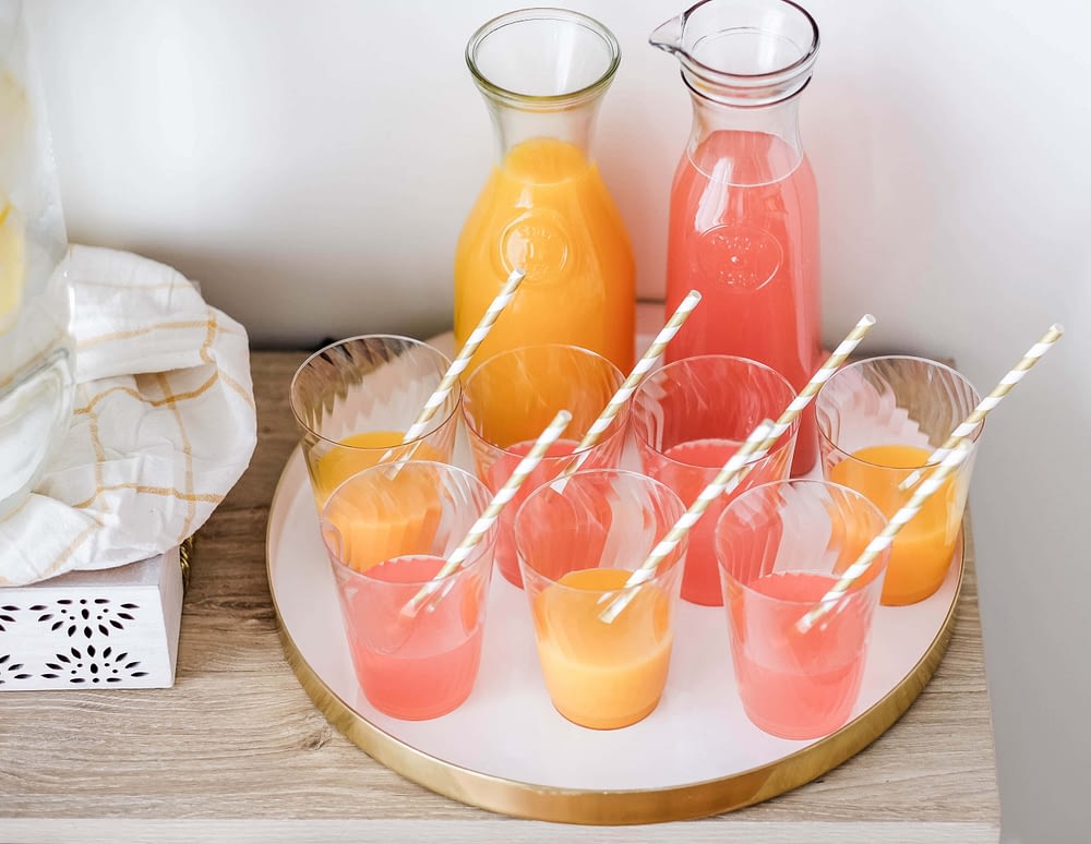 Chinet® Cut Crystal® Orange and Grapefruit Juice