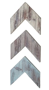 wall-mounted decorative wood chevron coastal style deor