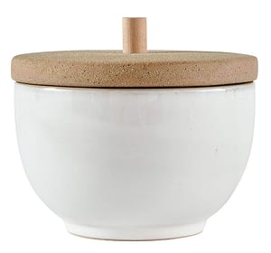 acorn shaped stoneware box