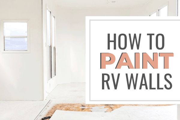 how to paint RV walls