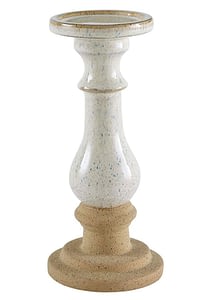stoneware candle holder