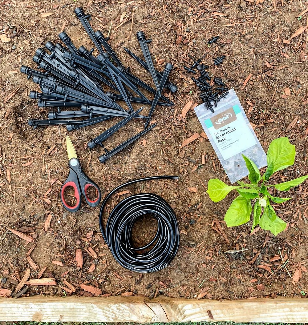 supplies to build a drip irrigation system
