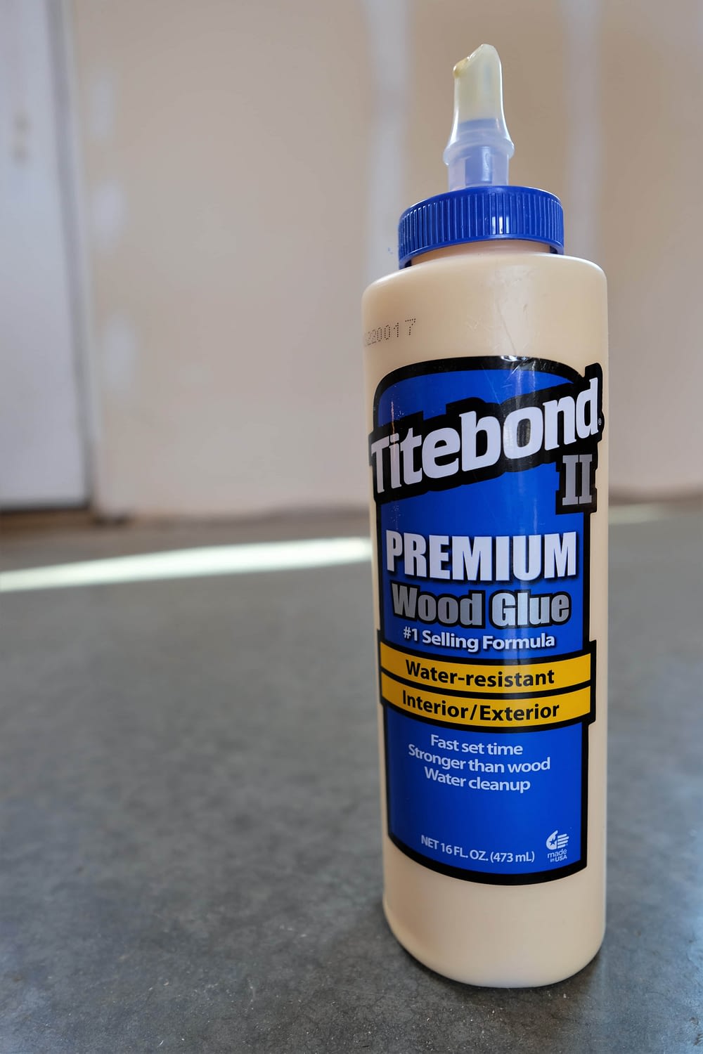 close up of Titebond II PREMIUM Wood Glue