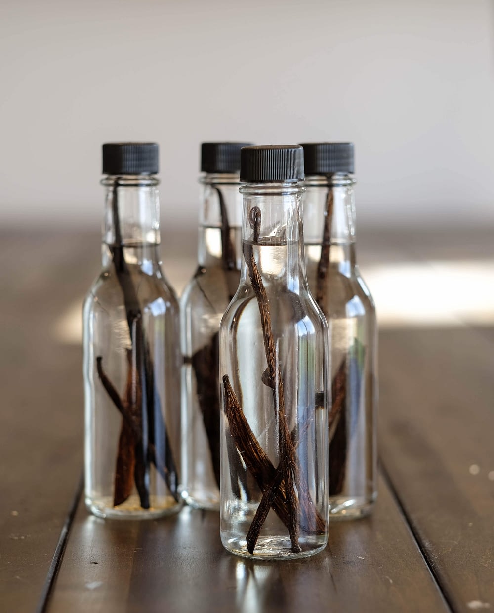 Homemade Vanilla, bottled before it has finished extracting