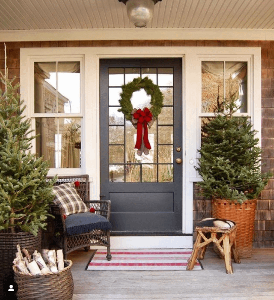 Christmas Front Porch Decorating Ideas - Joyfully Growing